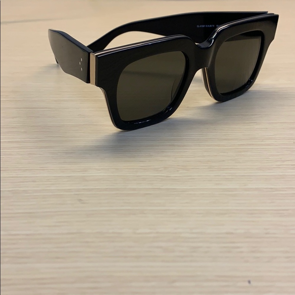 Celine black square sunglasses